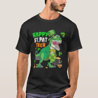 T-shirt Joyeux St Pat-Trex Dinosaur Saint Patrick Boys