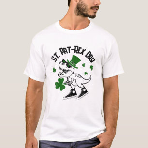 T-shirt Joyeux St Pat Trex Saint Patrick's Day Dinosaur Ki