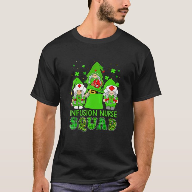 T-shirt Joyeux St Patrick Jour Infusion Squad Gnomes N (Devant)