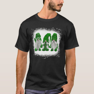 T-shirt Joyeux St Patrick S Jour Trois Gnomes Shamr