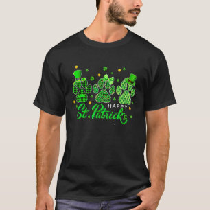 T-shirt Joyeux St Patrick S Jour Vert Paid Chien Paw Maman