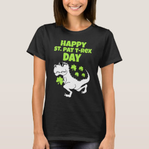 T-shirt Joyeux St patrick T Rex Day Femmes Hommes Garçon f