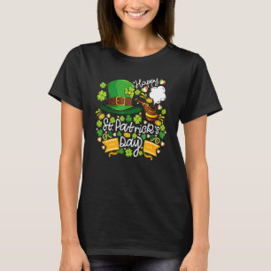T-shirt Joyeux St Patrick's Day Casquette Irish Flag Heart