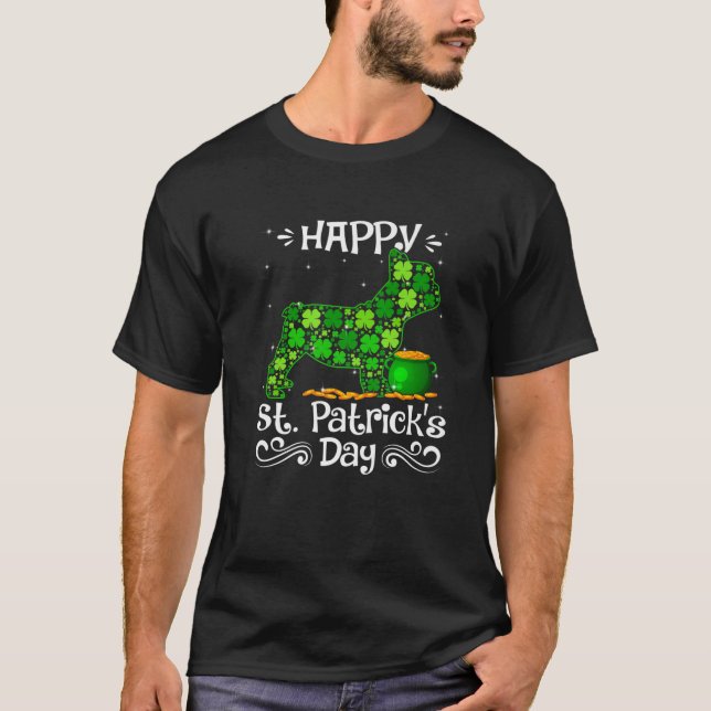 T-shirt Joyeux St Patrick's Day Chiens de Chiens de Chiens (Devant)