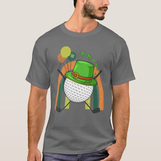 T-shirt Joyeux St Patrick's Day Golf St Patrick (Devant)