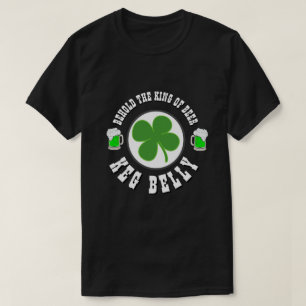 T-shirt Joyeux St Patrick's Day KEG BELLY KING OF BEER