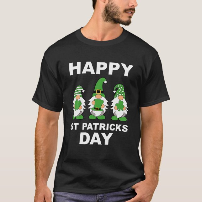 T-shirt Joyeux St. Patrick's Day Leprechaun Patrick's Iris (Devant)