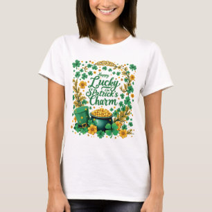 T-shirt Joyeux St. Patricks Day Shamrock Irish Saint Patri