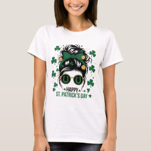 T-shirt Joyeux St. Patricks Day Shamrock Irish Saint Patri