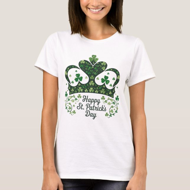 T-shirt Joyeux St. Patricks Day Shamrock Irish Saint Patri (Devant)