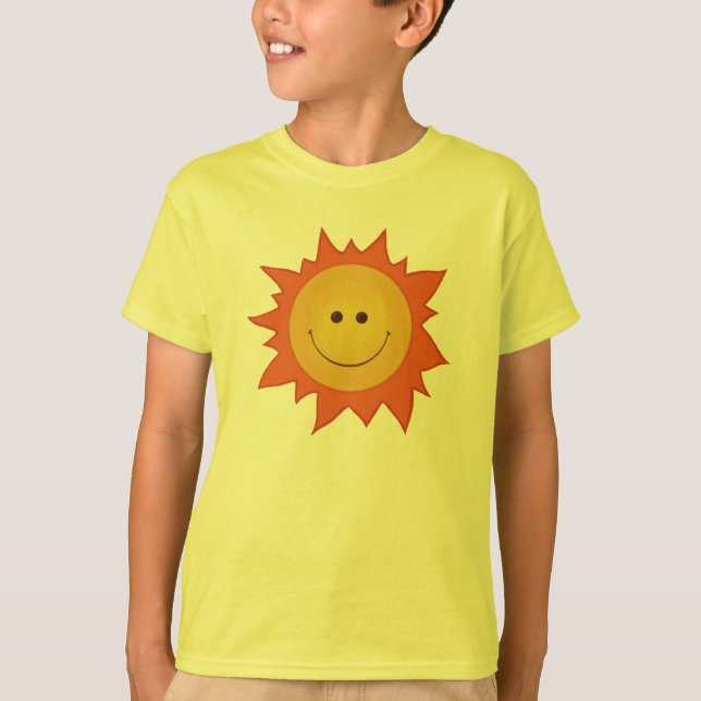 T-shirt Joyeux Sun Kid souriant (Devant)
