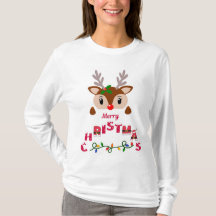 Joyeux sweatshirt de rennes de Noël