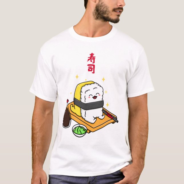 T-shirt Joyeux Tamago Sushi (Devant)