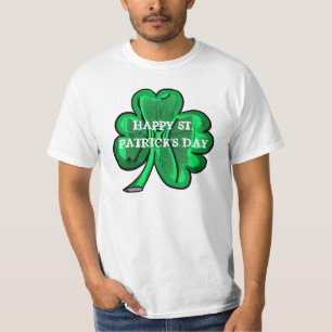 T-shirt Joyeux tee de valeur de trèfle simple St. Patrick'