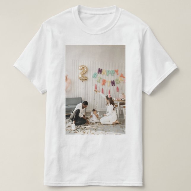 T-shirt Joyeux tee-shirt d'anniversaire (Design devant)