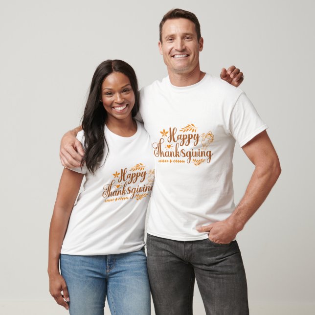 T-shirt Joyeux Thanksgiving (Unisexe)