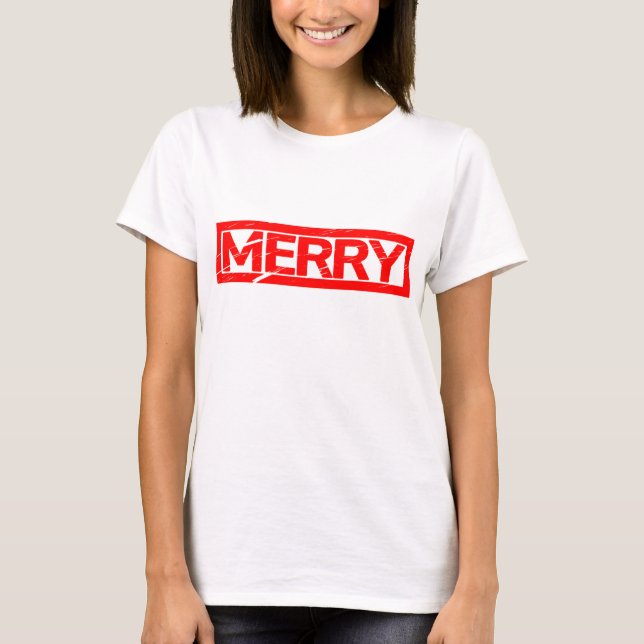 T-shirt Joyeux timbre (Devant)