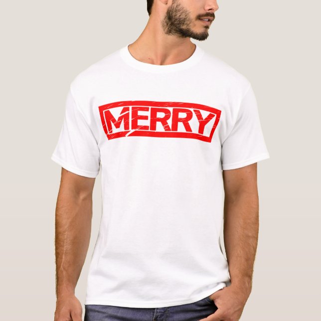 T-shirt Joyeux timbre (Devant)