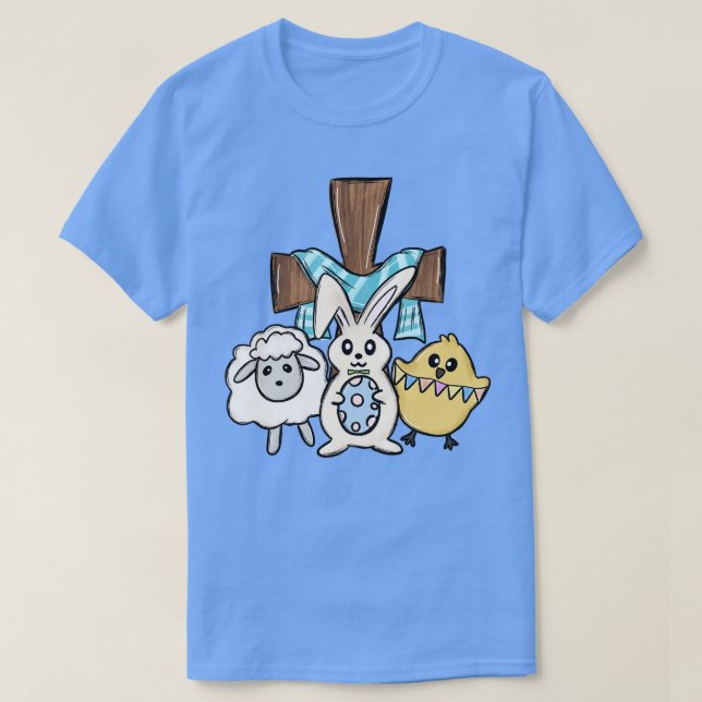 T-shirt Joyeux Tirt de Pâques (2) (Design devant)