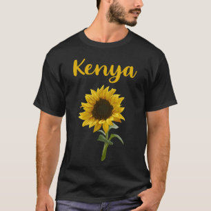 T-shirt Joyeux tournesol - Nom du Kenya