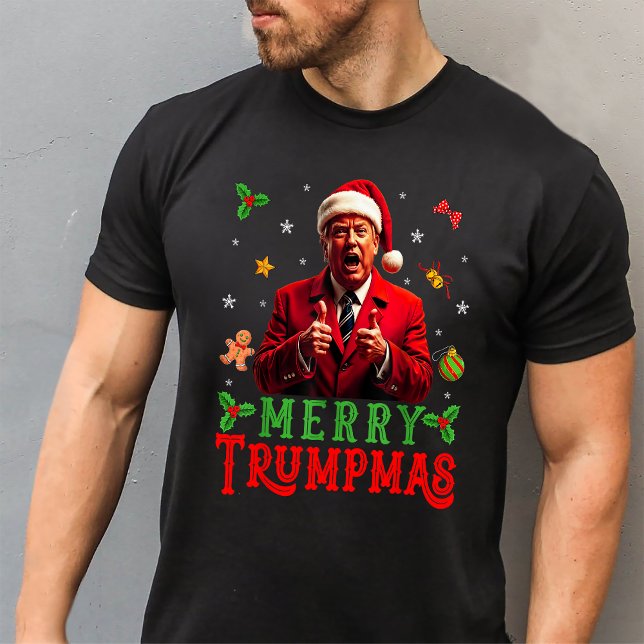 T-shirt Joyeux Trumpmas Donald Trump Santa Hat Noël (Créateur téléchargé)