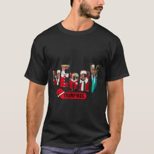 T-shirt Joyeux Trumpmas Père Noël Trump Humour de pyjama d