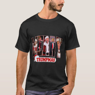 T-shirt Joyeux Trumpmas Santa Trump Noël Pyjama Drôle