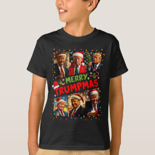 T-shirt Joyeux Trumpmas Santa Trump Pyjama de Noël Drôle