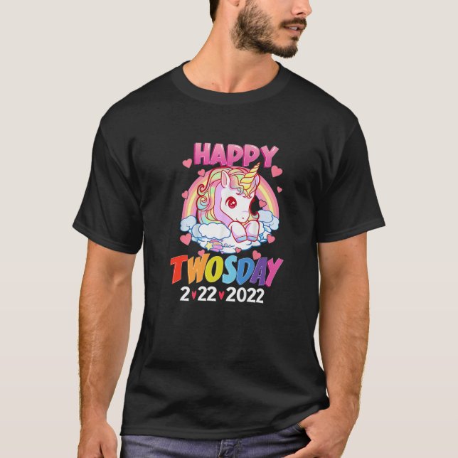 T-shirt Joyeux Twosday 2022 (Devant)