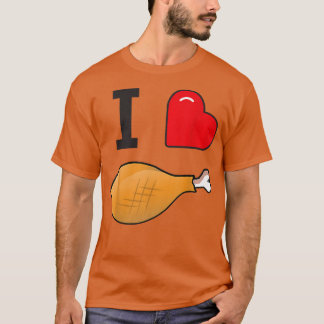 T-shirt Joyeux Vacances I Love Turkey Leg! Carnaval et équ