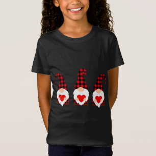 T-Shirt Joyeux Valentines Jour Aimer mignon Gnomes Coeur V