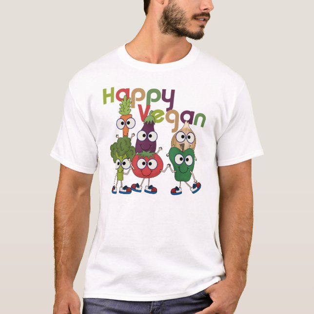 T-shirt Joyeux Vegan (Devant)