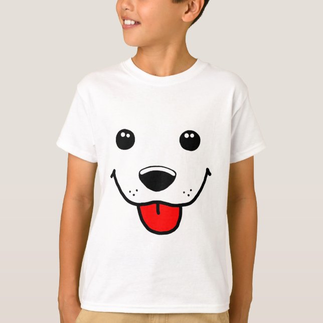 T-shirt Joyeux visage de chiot (Devant)