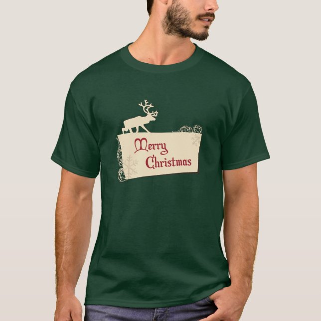 T-shirt Joyeux voeux de Noël (Devant)