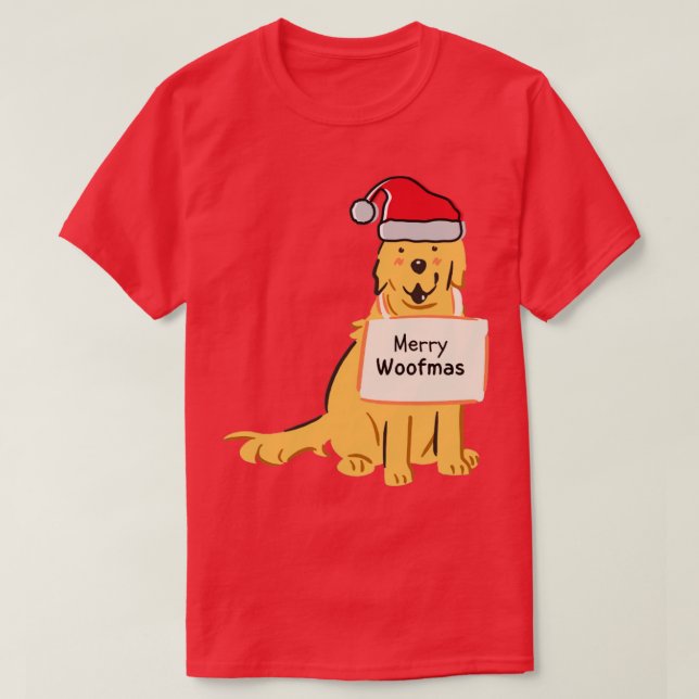 T-shirt joyeux woofmas (Design devant)