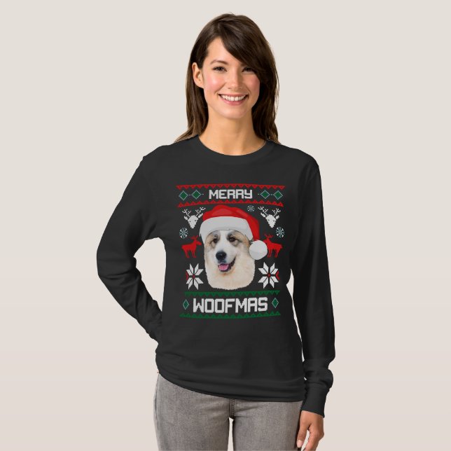 T-shirt Joyeux Woofmas (Devant entier)