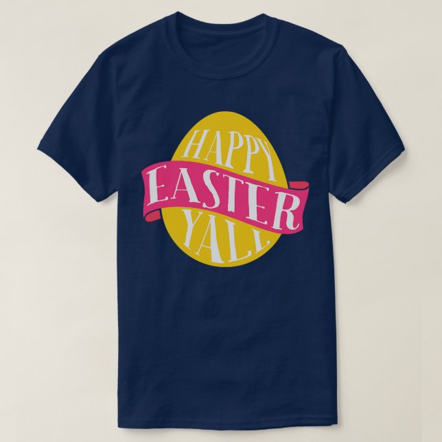 T-shirt Joyeux Yall de Pâques (Design devant)