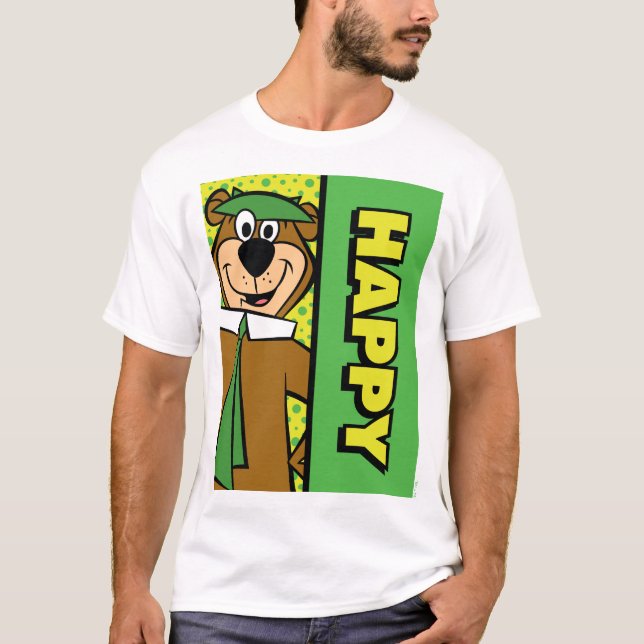 T-shirt Joyeux Yogi Bear (Devant)