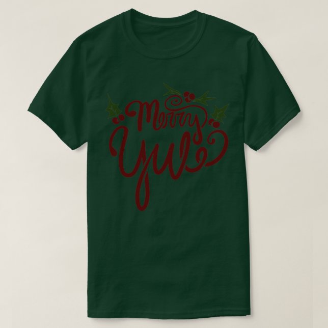 T-shirt Joyeux Yule (Design devant)