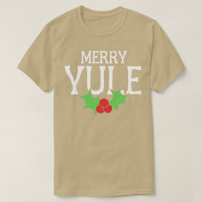 T-shirt Joyeux Yule3 (Design devant)