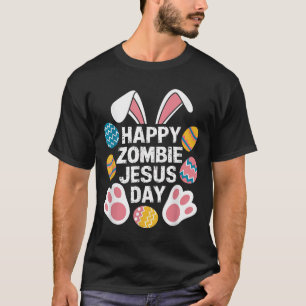 T-shirt Joyeux Zombie Jésus Jour de Pâques Zombie