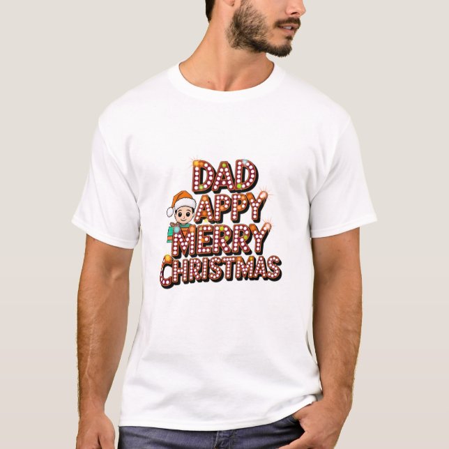 T-shirt JoyeuxNouvelAn Papa  (Devant)