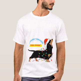 T-shirt Joyful Dashing Through the Christmas Snow"_