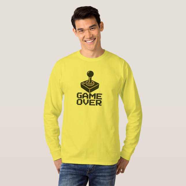 T-shirt Joystick - Jeu Vintage (Devant entier)