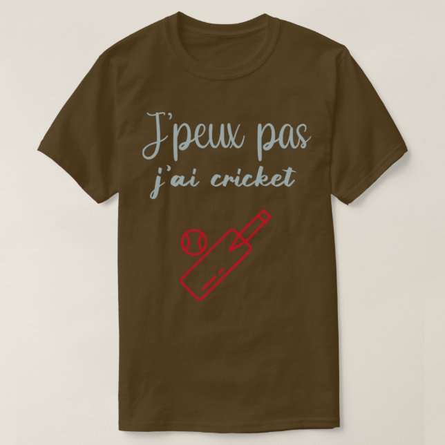 T-shirt Jpas jai cricket (Design devant)