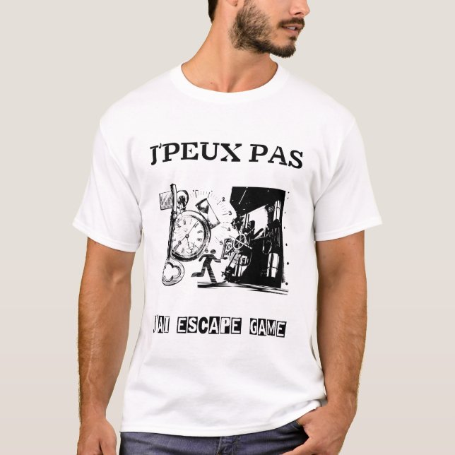 T-shirt j'peux pas j'ai escape game (Devant)