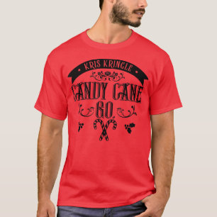 T-shirt jqNr Candy Cane Noël Pyjama Joyeux Noël Vibes 
