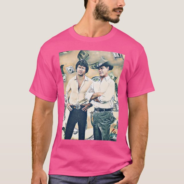 T-shirt Jr Et Bobby Ewing (Devant)