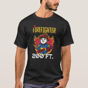 T-shirt Jr Pompier Garder Retour 200 Pieds Pompier