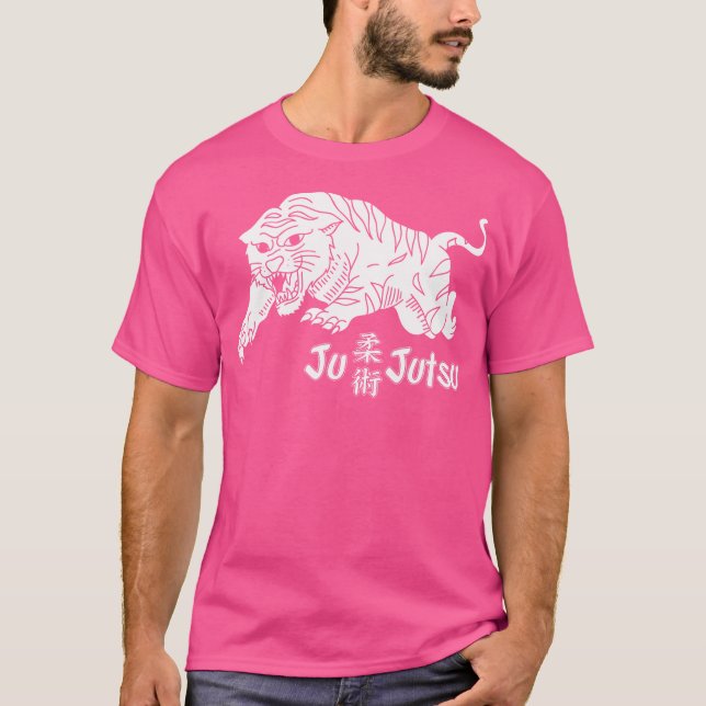 T-shirt Ju Jutsu Sport Tiger Ju-Jutsu Jujutsu Arts Martiau (Devant)
